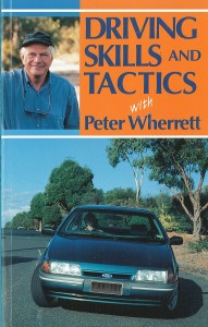 Vale: Peter Wherrett, in a photo from the cover of his book, Driving Skills and Tactics (Lothian, 1993).