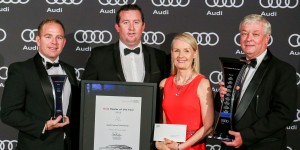 Audi Centre Townsville team with DP Jason Collins (right)