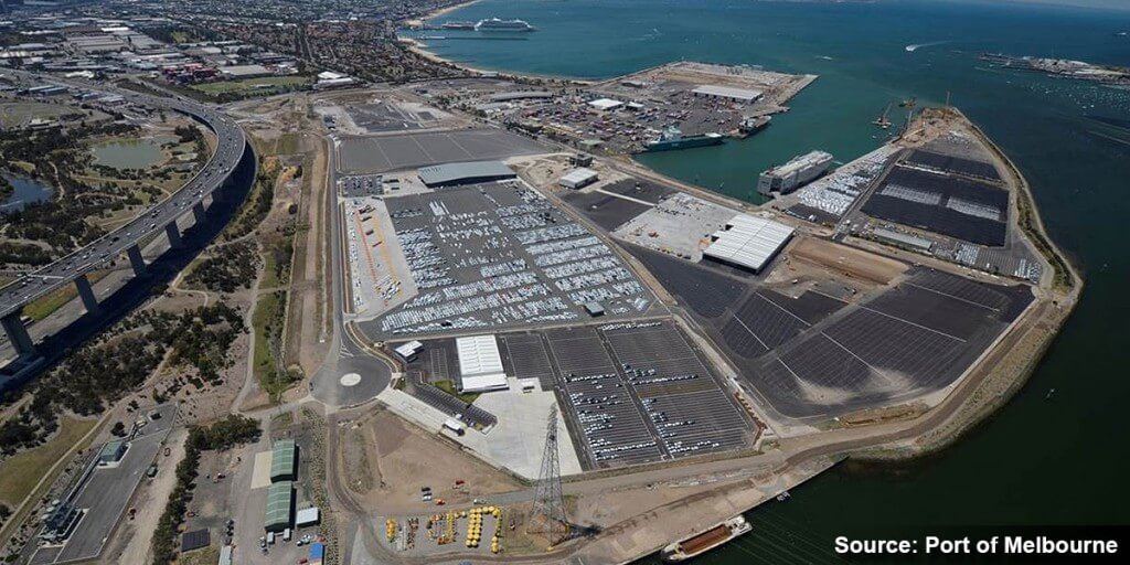 The new roll-on, roll-off car terminal at Webb Dock West in Melbourne will have a capacity of 600,000 vehicles by 2020, according to its operator.