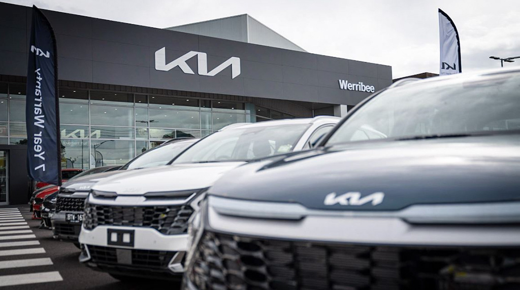 Nice work: It is the first time Werribee Kia has received the prestigious Dealer of the Year award since Kia established the scheme in 2015.